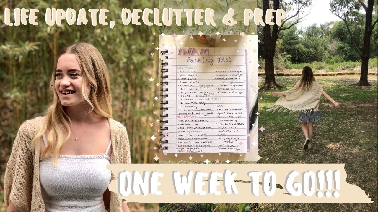 ONE WEEK TO GO || Life Update...Decluttering...Prepping to travel