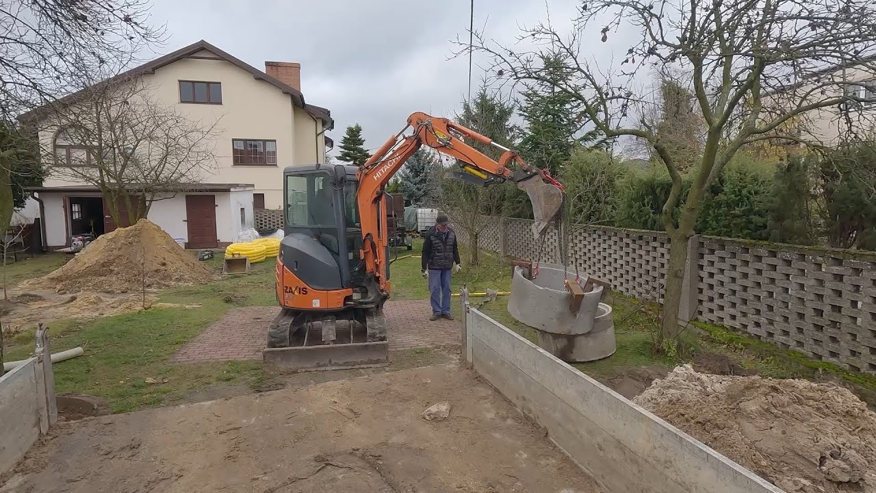 Koniec starego szamba... Czas na studnie chłonną