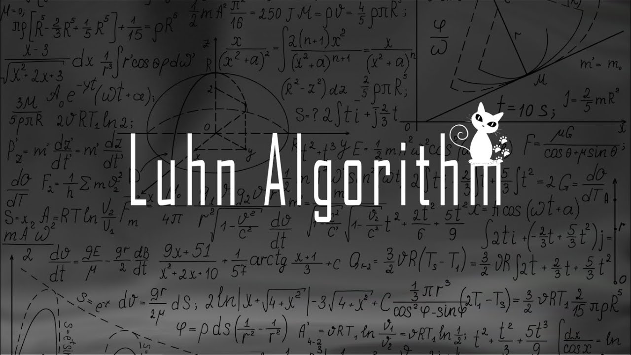 Алгоритм Луна | Алгоритм Modulus 10 или Mod 10 | Алгоритм проверки номера кредитной карты