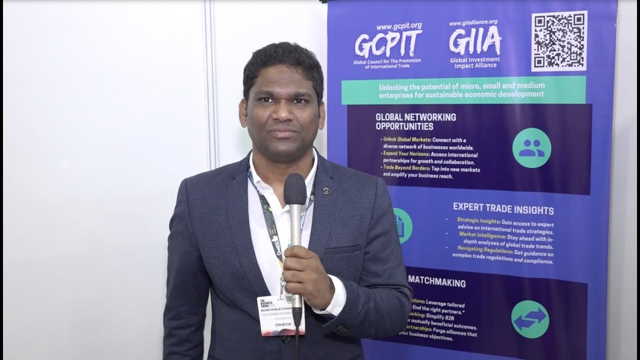 Bharathiraja Thangappalam, Director & CEO of Touchmark Descience at The Business Show Singapore