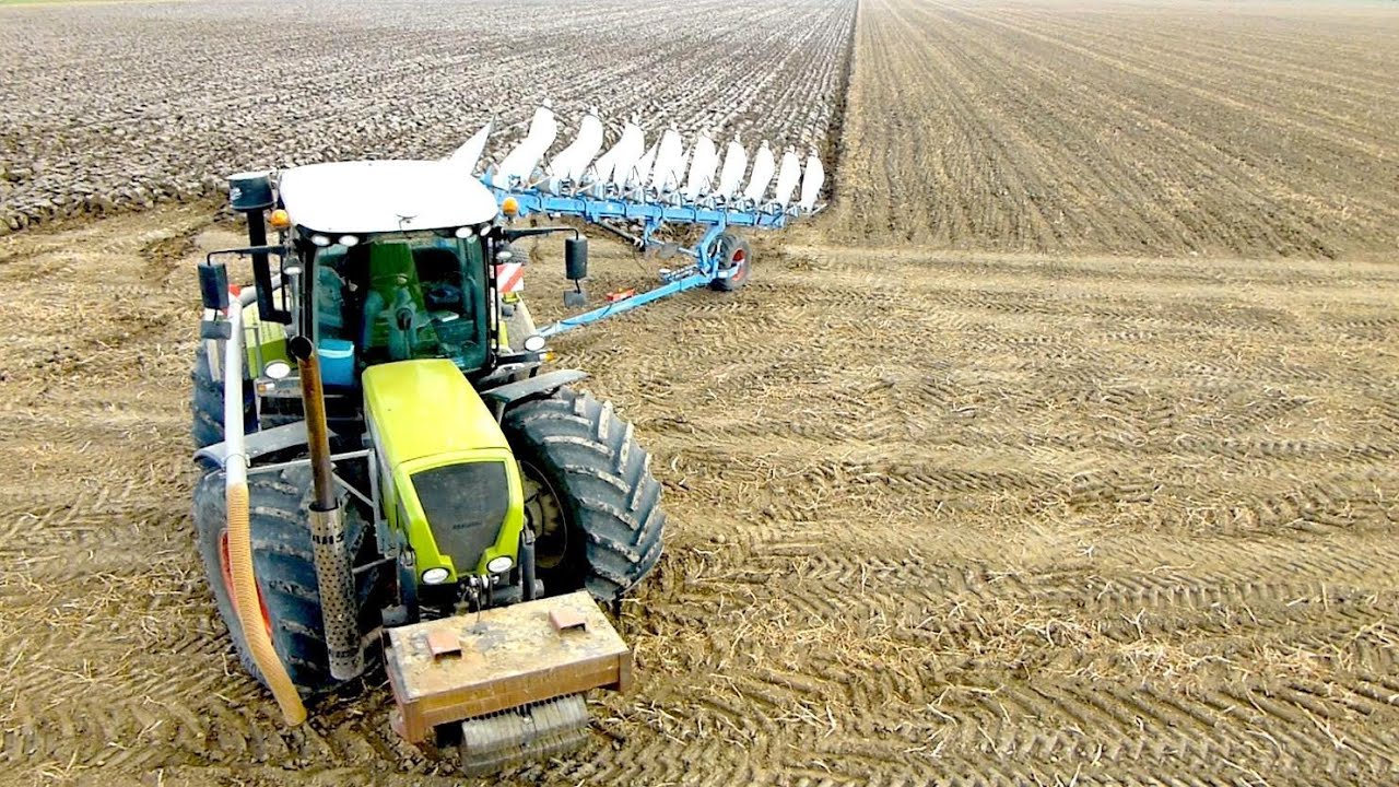 Claas Xerion 3800 + Lemken 9 Furrow - van Nieuwenhuijzen/van Vugt / 2013 Part III [HD]