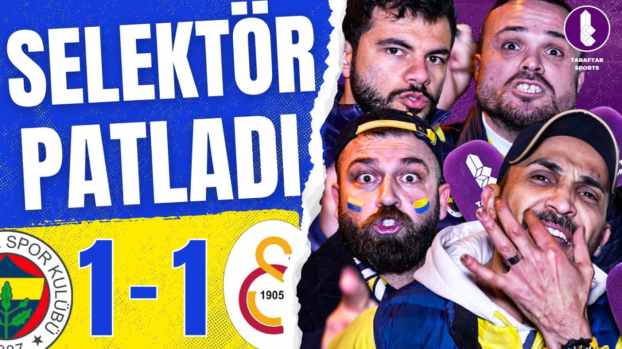 ORTALIK KARIŞTI! | Beraberliğe Sevinmeyin.. | Fenerbah&ccedil;e 1-1 Galatasaray | Ma&ccedil; Sonu Taraftar Sports