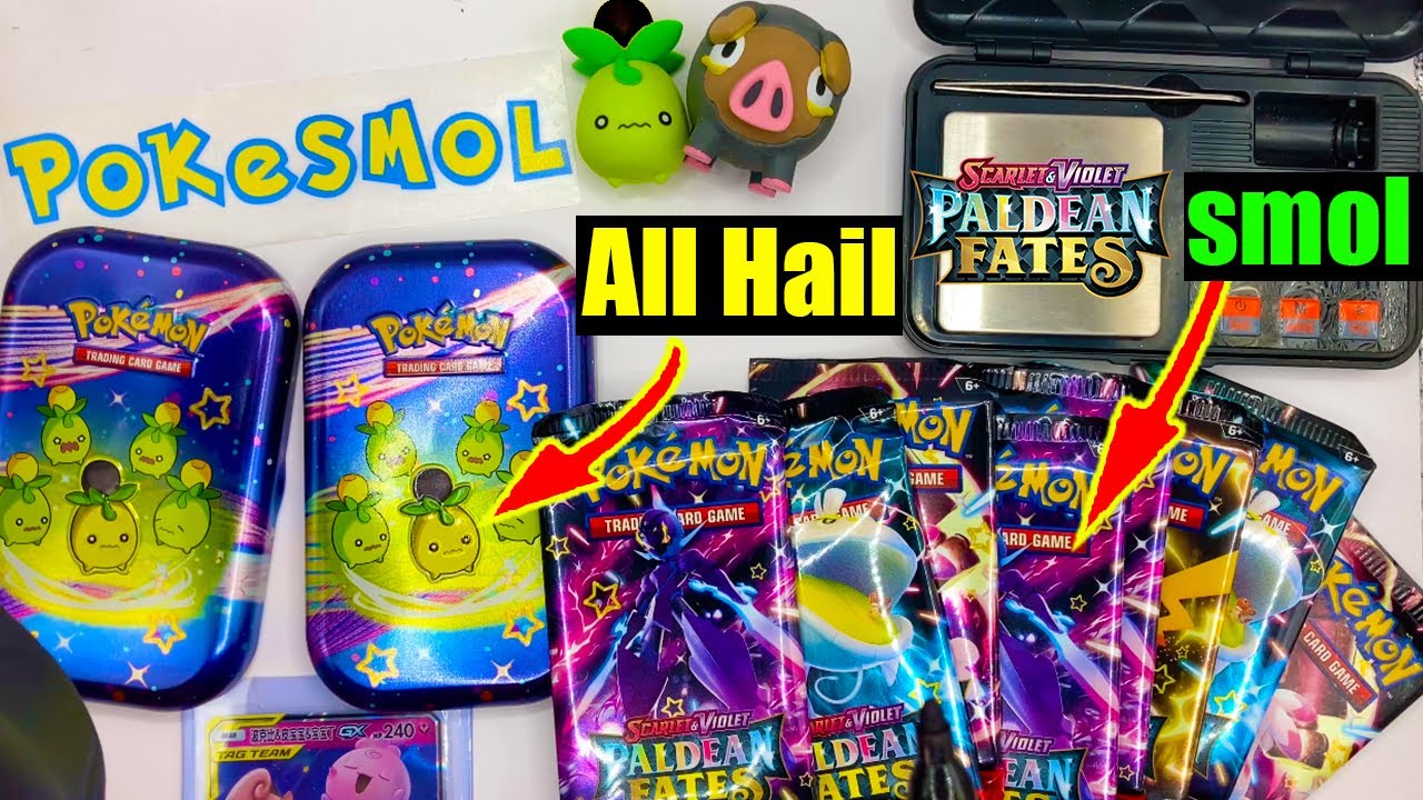 ✨Shiny hits opening new paldean fates does weigh matter  #pokemon #paldeanfates