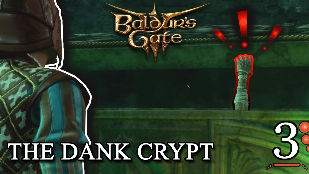 Exploring the Crypt | Baulders Gate 3 4K Blind Playthrough [3]