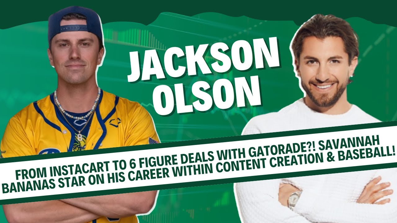 Jackson Olson: From working for Instacart to 6 figure deals?! Savannah Bananas star reveals it all