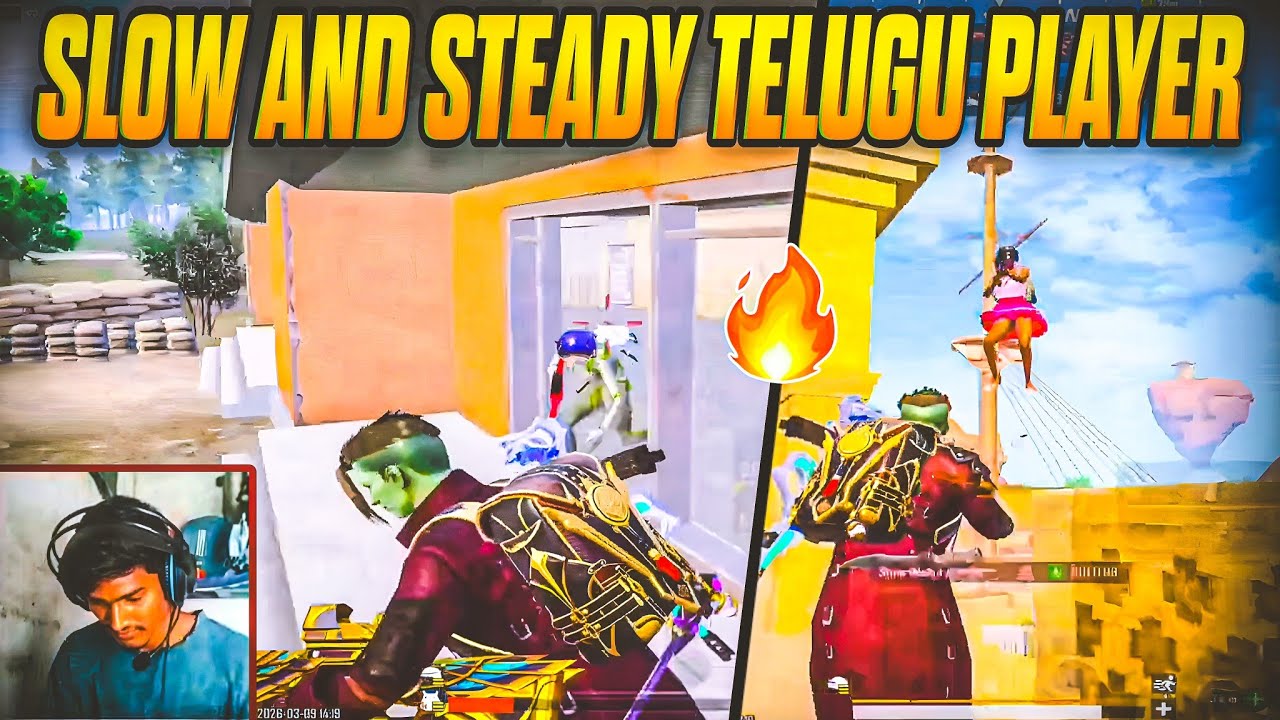 Slow And Steady Accurate Telugu Player ⏩ | Clutches Baguntai Chudandi💥 #bgmi #pubgmobile