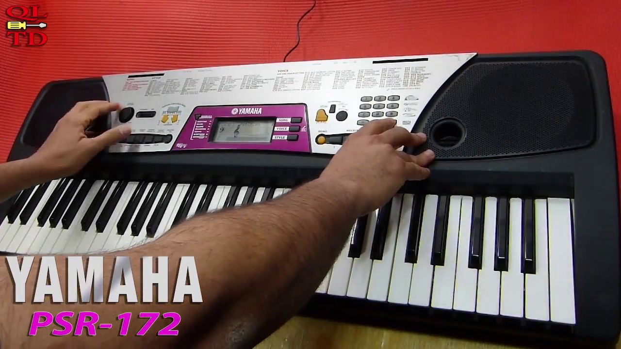 Обзор портативной клавиатуры Yamaha PSR-172