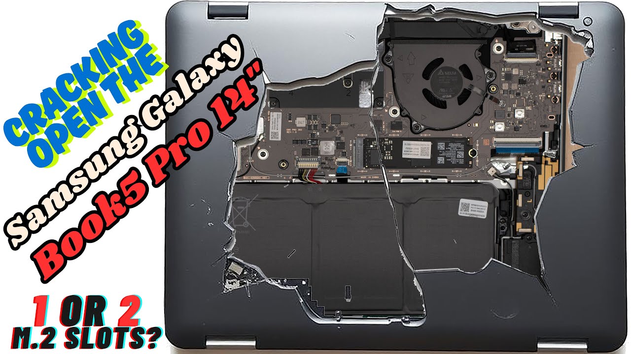 🔥 HOW TO OPEN a Samsung Galaxy Book5 Pro 14-Inch Laptop. Has 1 or 2 M.2 SSD Drive Slots in the 14