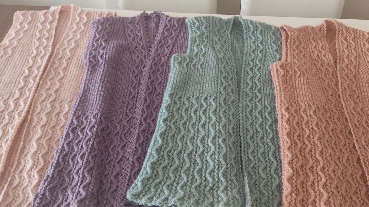 Kıvrımlı Burgular (Suyolu Burguları)#knittingdesign#sweaterdesign #ceyizlikyelek
