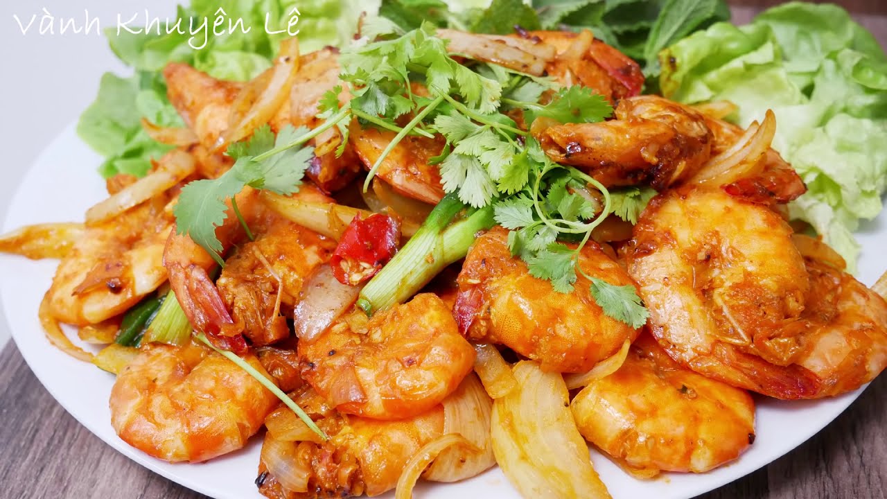 TÔM RANG ME - Cách làm Tôm và món Tôm rang Me vị vừa ăn và màu sắc đẹp by Vanh Khuyen