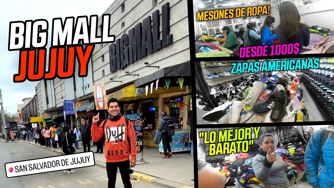 BIG MALL: LA FERIA DE JUJUY QUE TIENE TODO 🤯 ROPA Y ZAPAS AMERICANAS, TECNOLOGÍA Y COMIDA RE BARATO