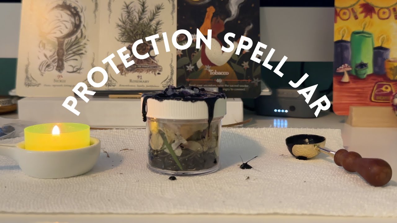 🕯️ First Protection Spell Jar 🍂 Autumn Rituals