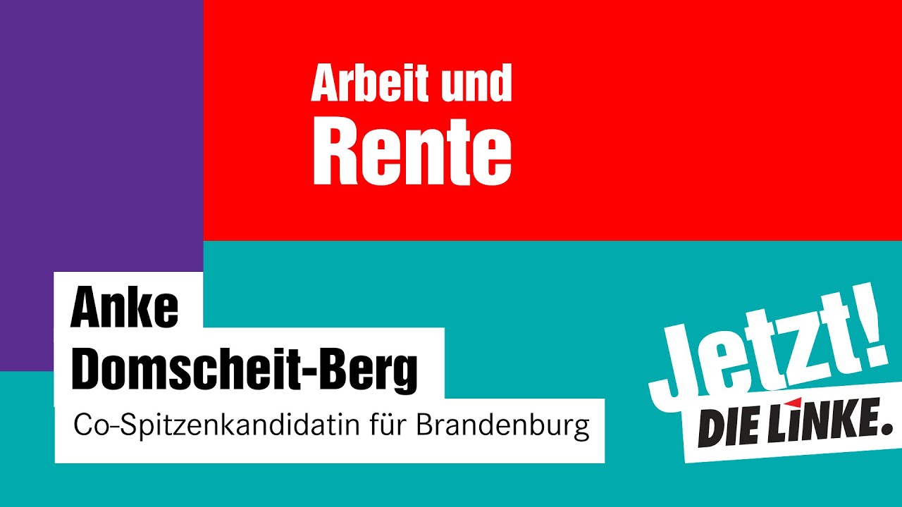 BTW21: Anke Domscheit-Berg zu Arbeit und Rente - DIE LINKE