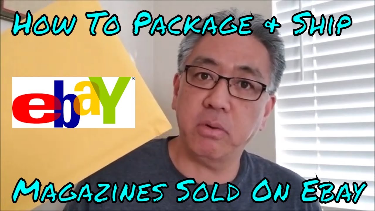 Как упаковать и отправить журналы, проданные на eBay