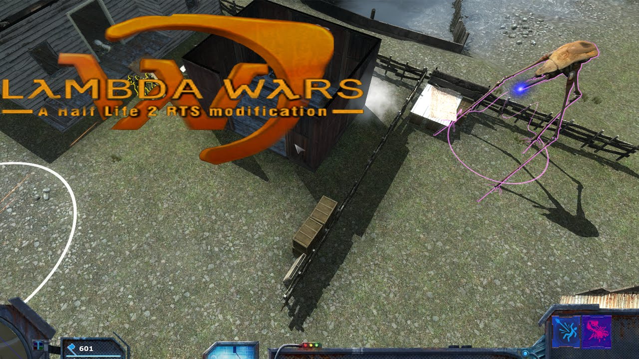 Игровой процесс режима &laquo;Стычка&raquo; в Lambda Wars &mdash; Объединение