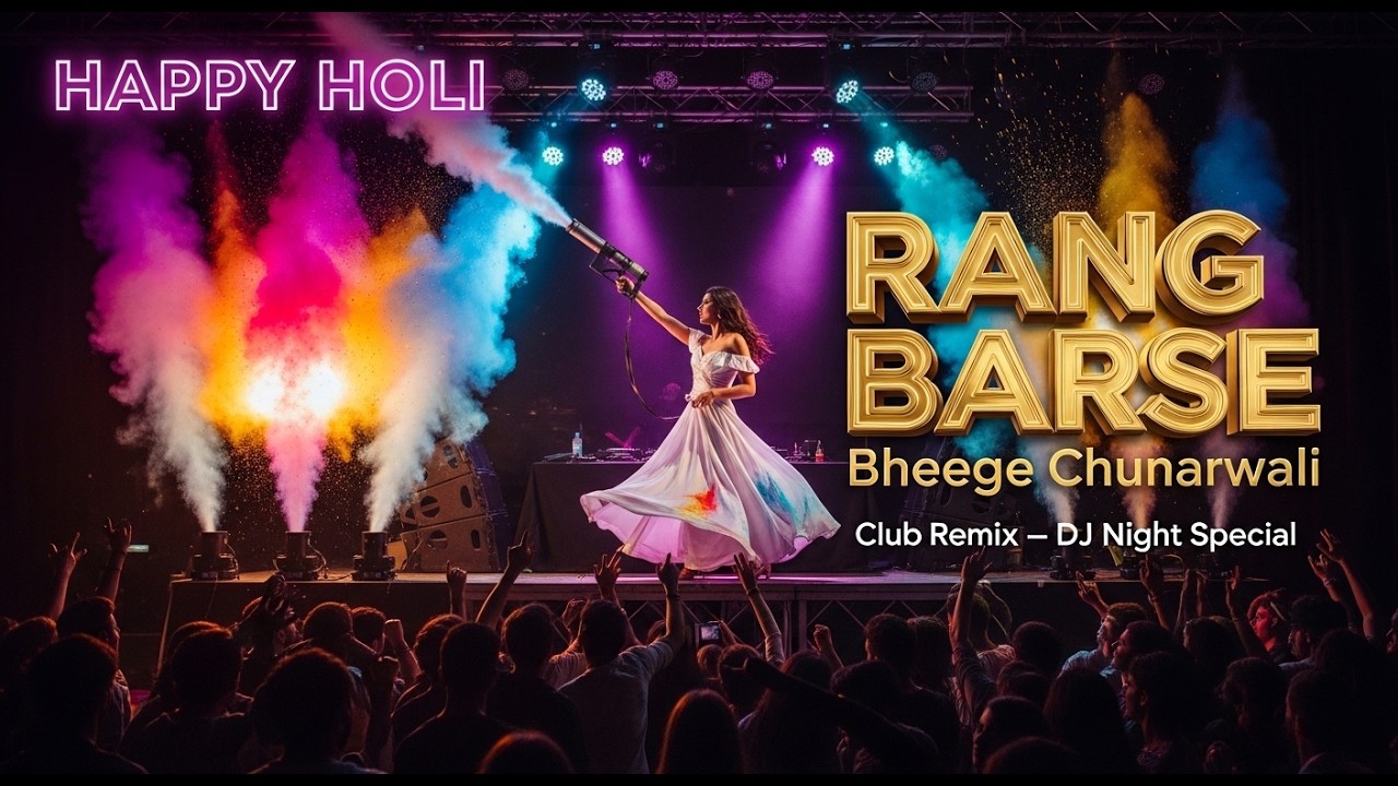 Rang Barse Holi Special DJ Song Soulful Bollywood EDM New Release Bollywood Song