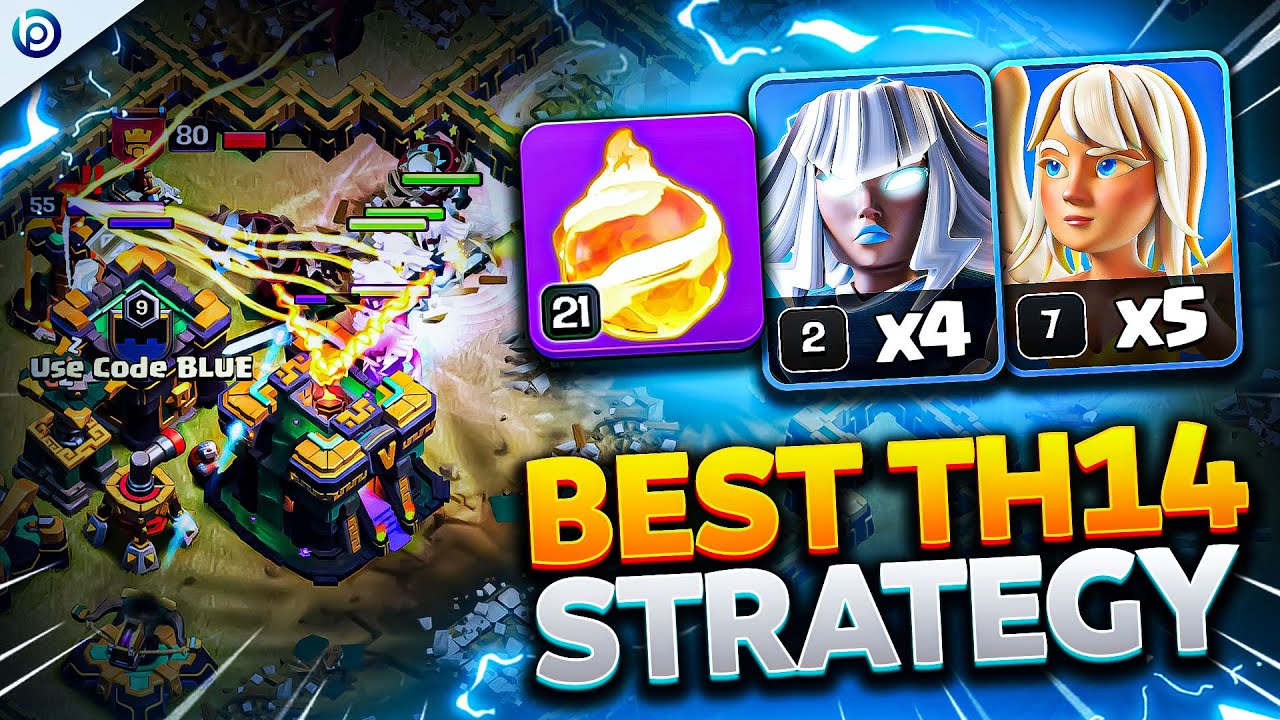 FIREBALL E-TITANS at TH14 is SIMPLE and BROKEN | Easiest Town Hall 14 Attack Strategy CoC