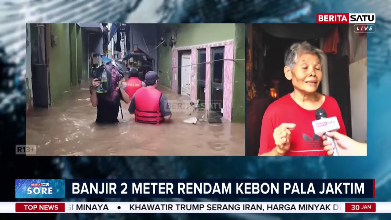 Banjir di Kebon Pala Jaktim Berangsur Surut #Beritasatu