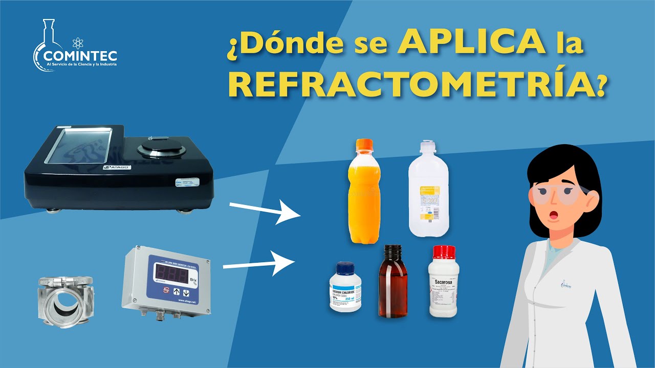 ¿Dónde se aplica la refractometría?