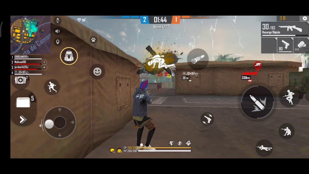 EL REY CON LA THOMPSON // SIN RECORTES // FREE FIRE DBR GAMER // UN CORTO VIDEO ....