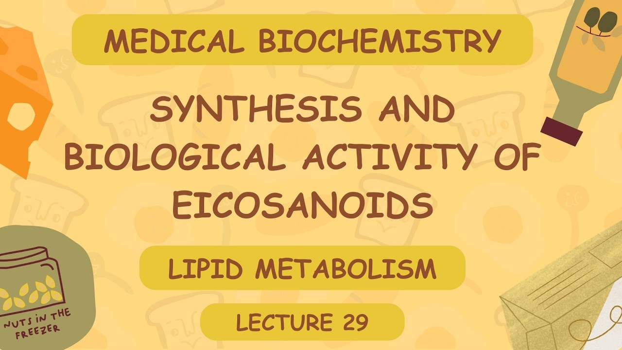 Lecture 29 | Synthesis and Biological Activity of Eicosanoids