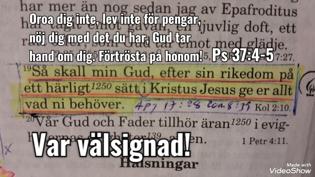 PENGAR! Kort Bibelundervisning - del 4. | 