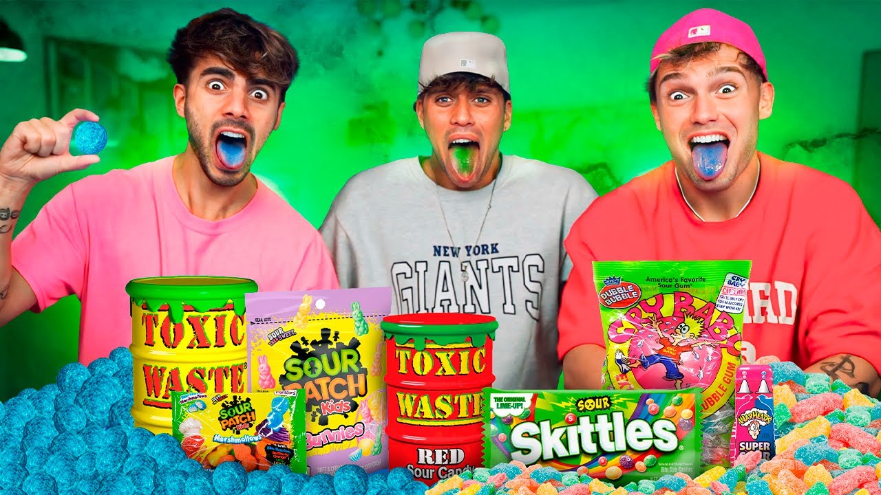 PROBANDO LOS DULCES MAS ACIDOS DEL MUNDO CON IAN LUCAS Y FEDE VIGEVANI!