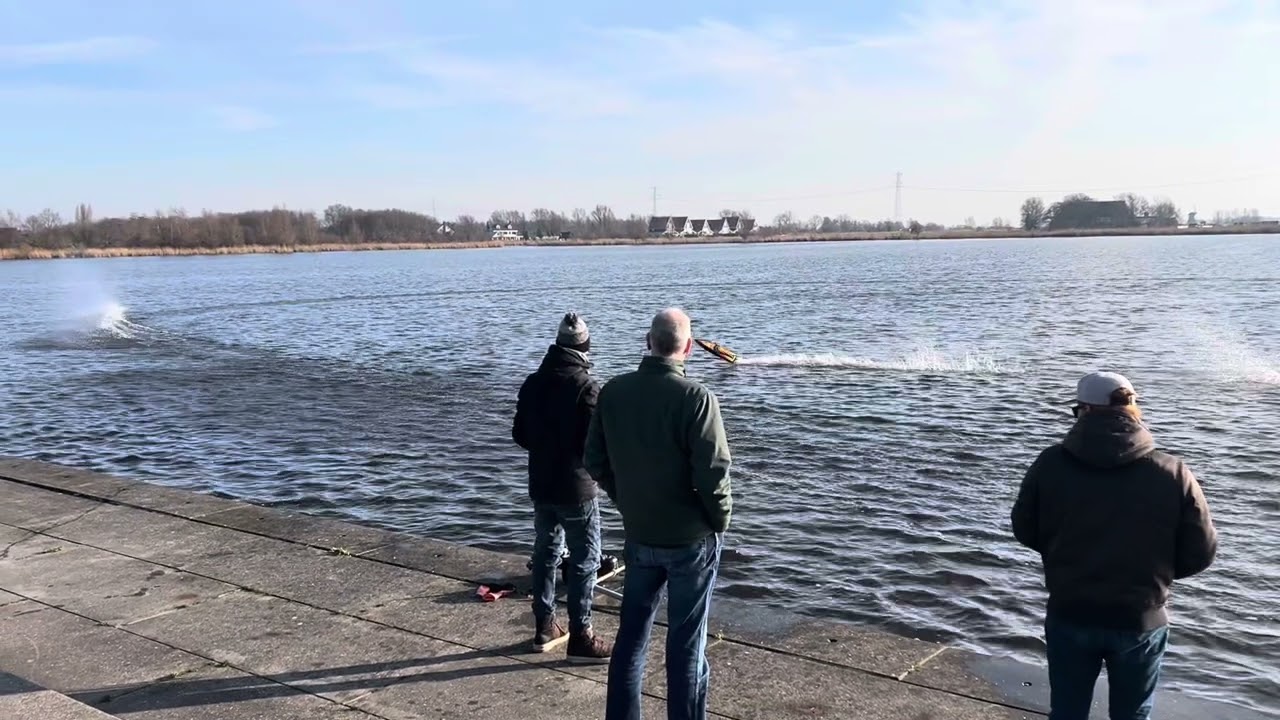 Eerste treffen van modelbootclubfriesland.nl dit jaar.