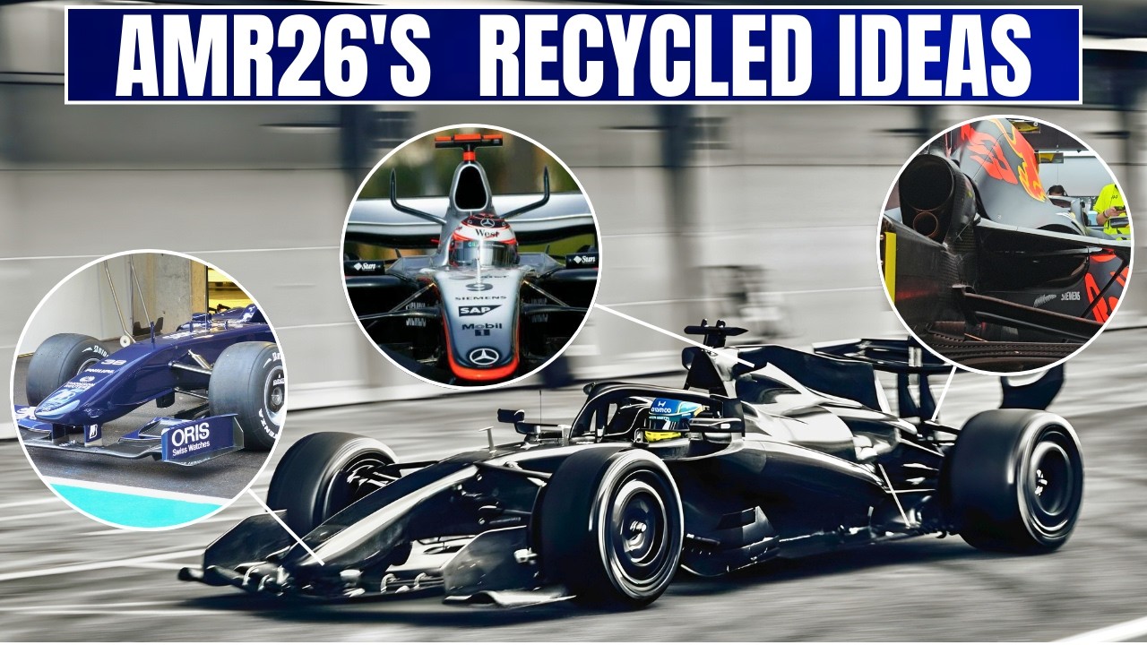 Every Formula One Concept Aston Martin Borrowed for the AMR26 Rocket ship | F1 2026