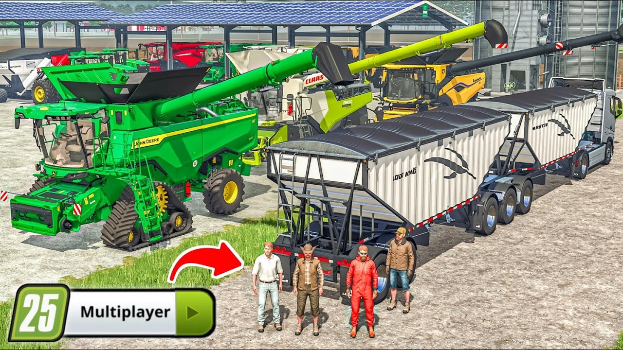 INSANE Multiplayer Farming Operation in FS25 | Farming Simulator 25