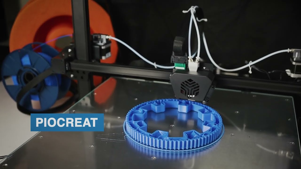 Impressora 3D Creatwit K3 PRO -  PioCreat3D: Filamento Duplo e Grande &Aacute;rea de Impress&atilde;o