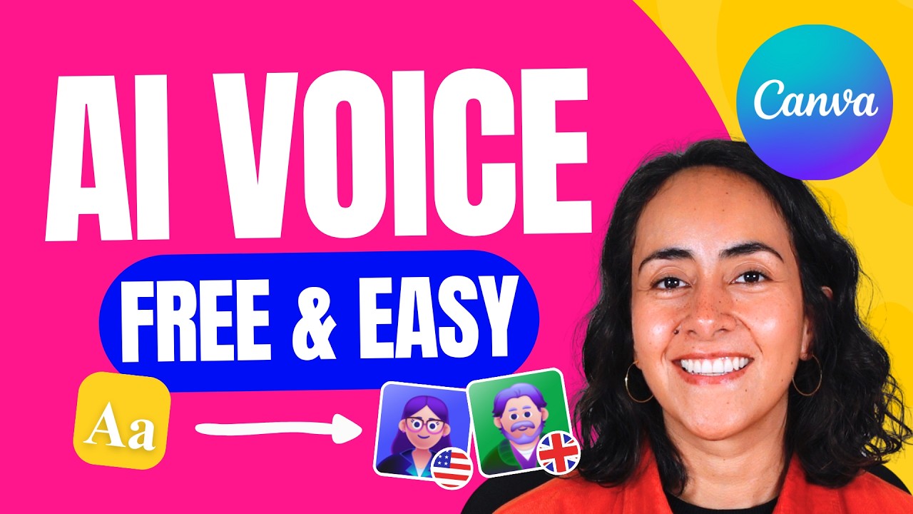 Free AI Voice Generator in Canva (Text to Speech)