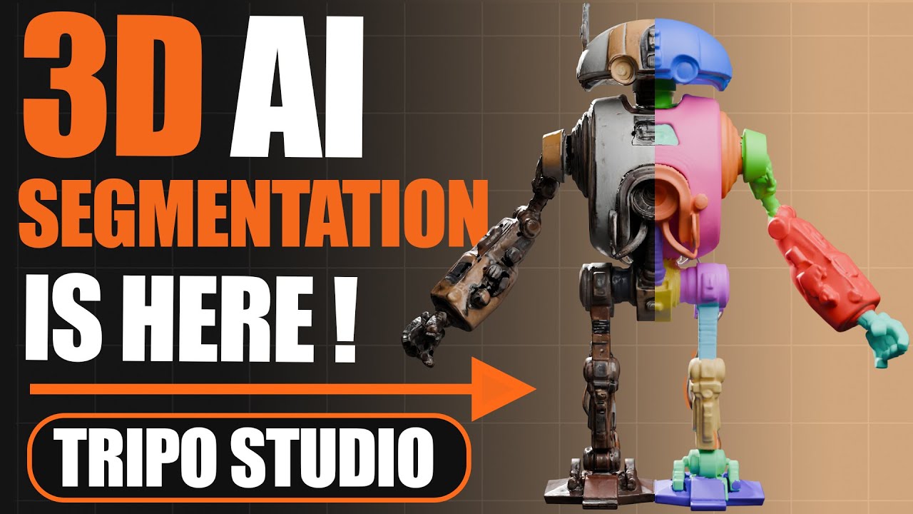 HUGE Tripo AI Update: 3D AI Part Segmentation That Actually Works!