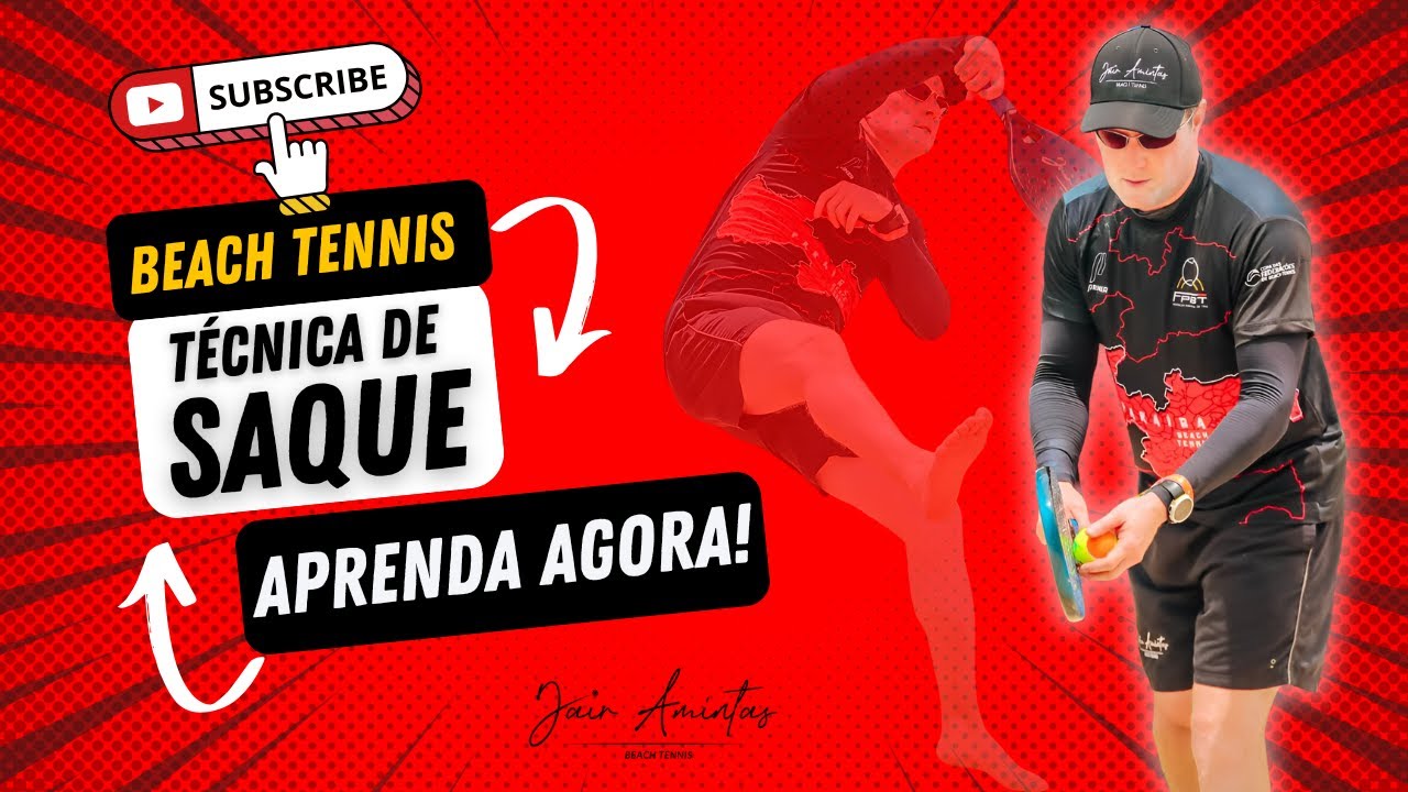 Técnica de Saque no Beach Tennis: Aprenda Agora | Jair Amintas 🎾