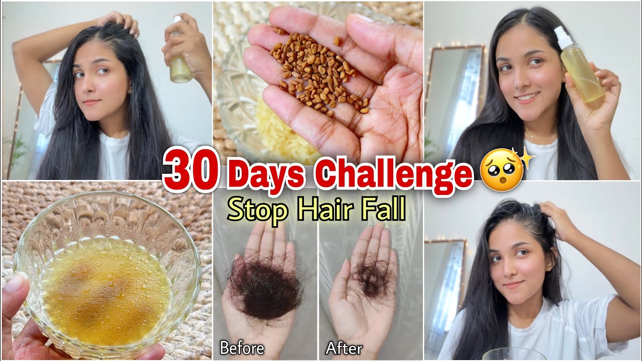 ✅ 30 Days Challenge : চুল পড় বন্ধ করার সহজ উপায় || Stop Hair Fall in Just 30 Days 💁🏻‍♀️✨