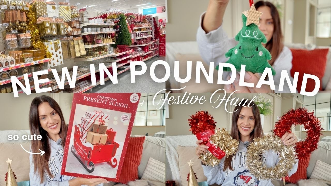 Что нового в Poundland Christmas 2025 + Огромный праздничный улов