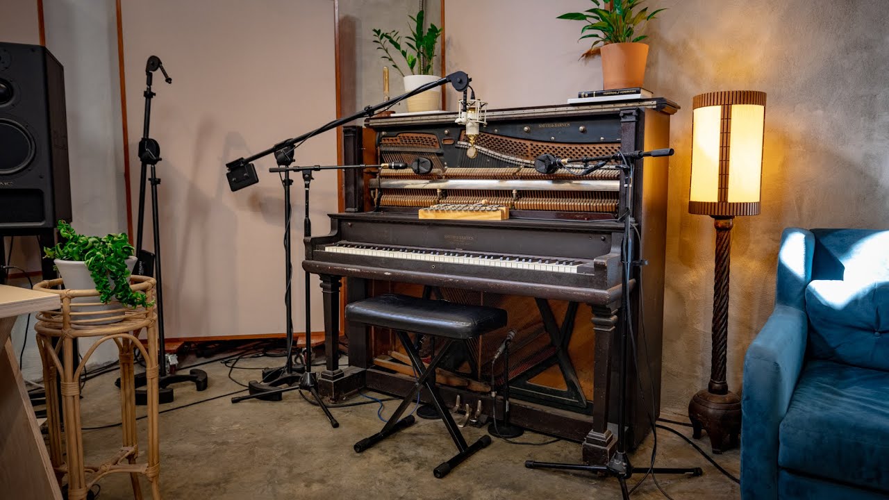 Epic Upright Piano Setup in HOME STUDIO
