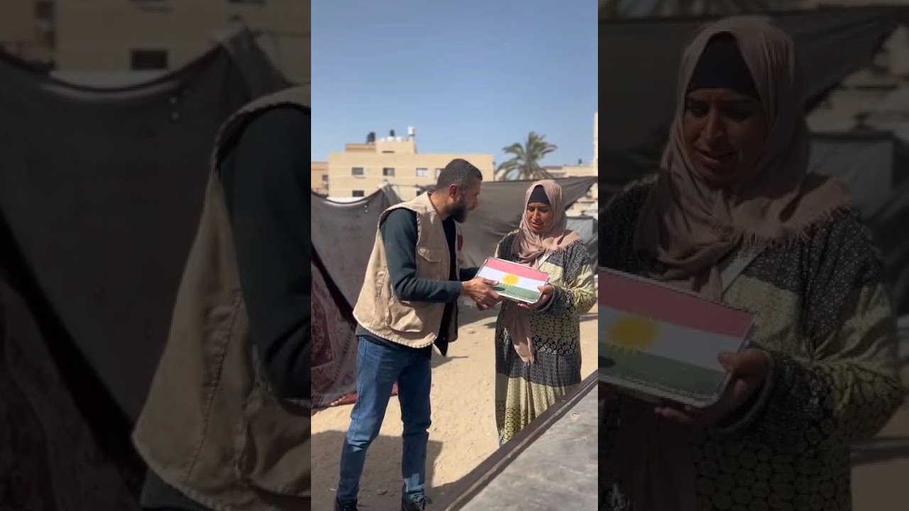 چێشتخانەی خێرخوازی لە غەززە بە سەرپەرشتی شێخ محمود سۆڵەیی 