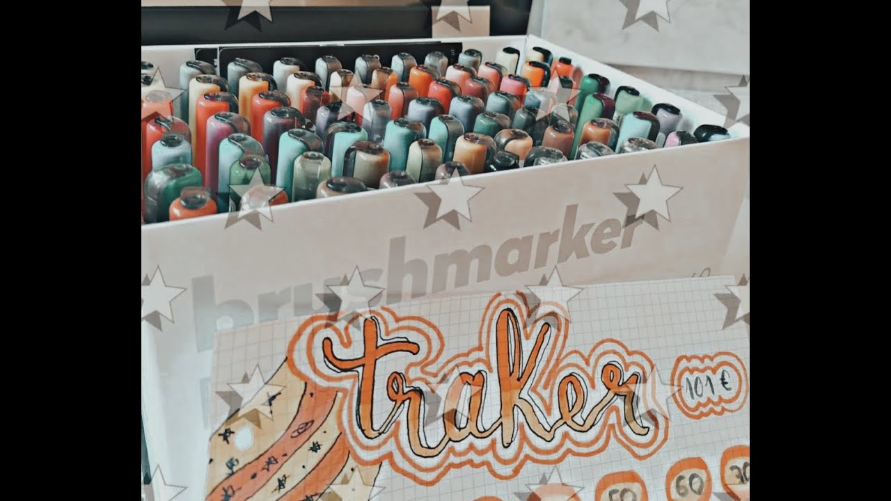 probando los KARIN BRUSHMARKERS PRO