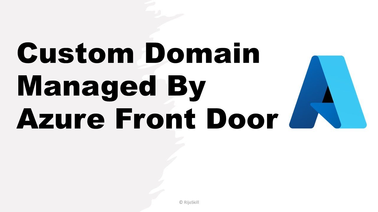 Как добавить пользовательский домен Azure Front Door с помощью Azure DNS