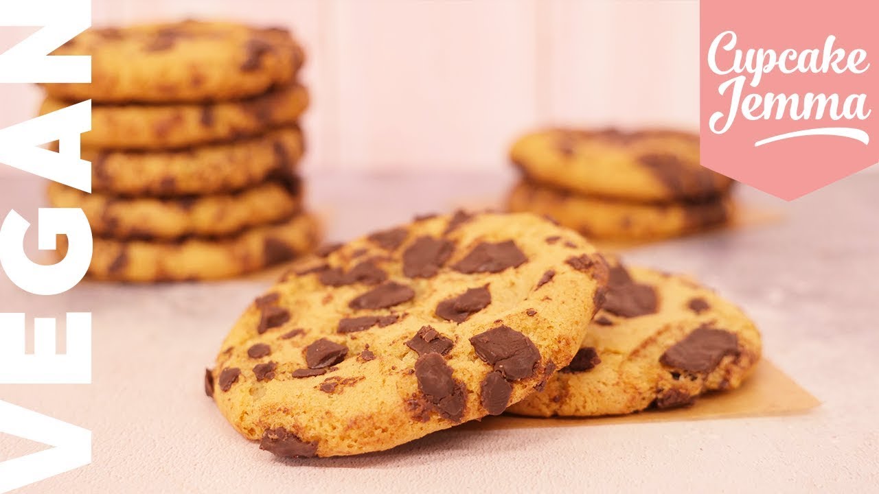 The BEST Vegan Chocolate Chip Cookie Recipe | Plant Based | Cupcake Jemma
