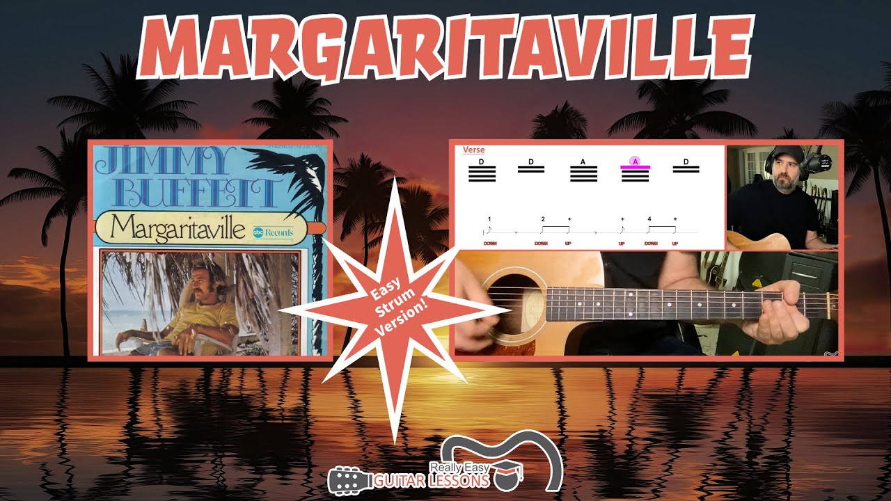 Margaritaville Guitar Lesson | EASY Strummy Version