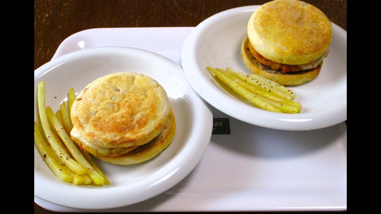 ツナ缶で作るチーズバーガー