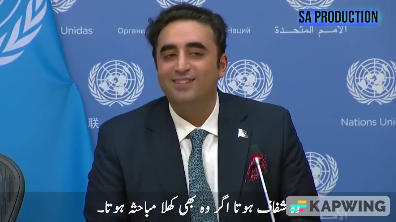 Excellent Speech of Foreign Minister of Pakistan Bilawal Bhutto Zardari in UN Council, 2022
