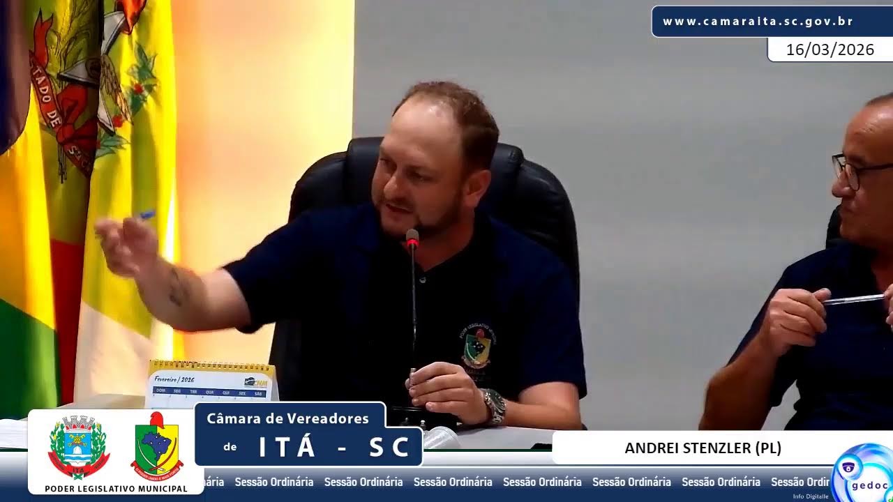 SESSÃO ORDINÁRIA - 16 DE MARÇO DE 2026