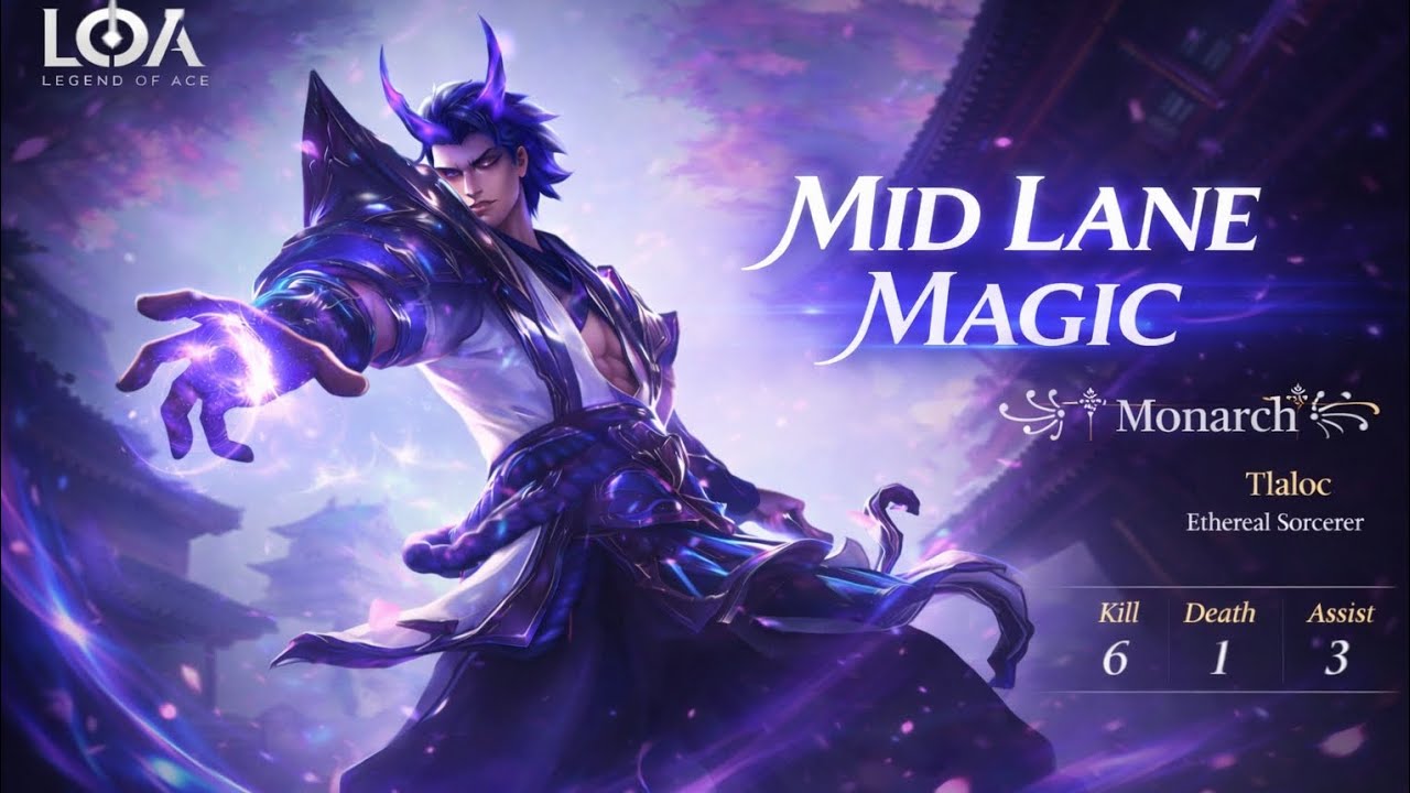 Tlaloc (Legend of Ace) Gameplay & Guide | Ethereal Sorcerer (Battle Pass)