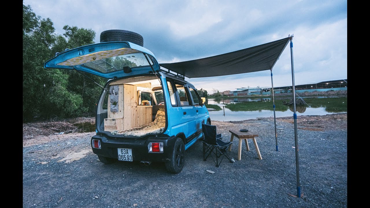 | chỉ cần 5 phút | để Biến Suzuki Wagon thành Ngôi Nhà Di Động
