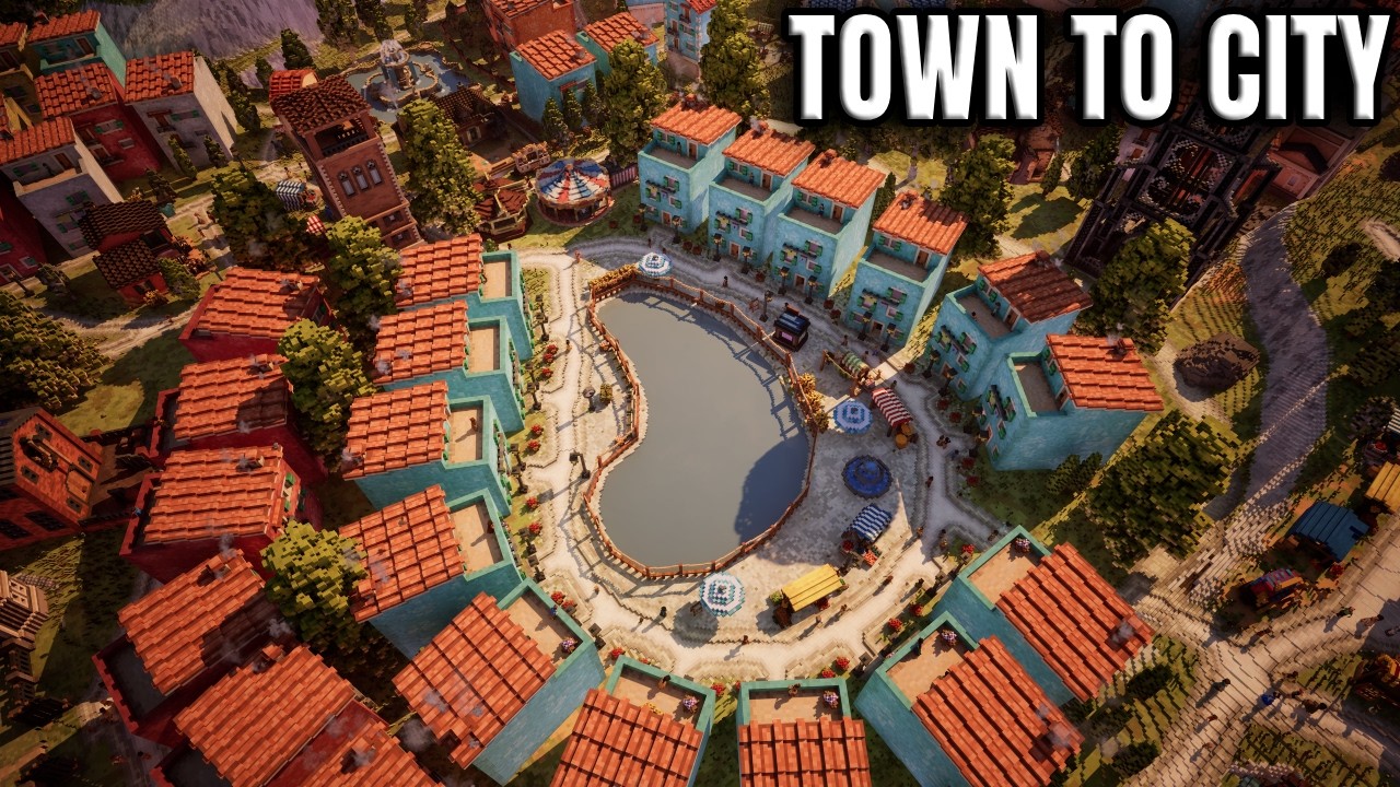 Town to City - Relaxing Victorian City Build