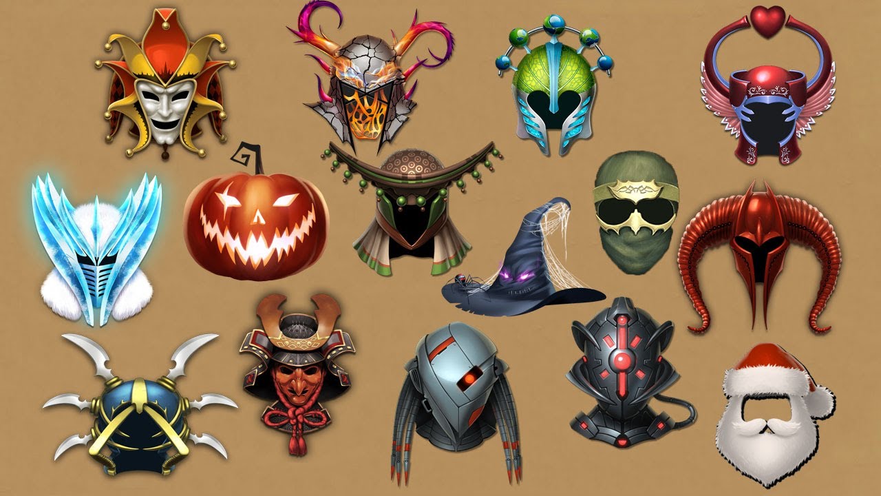 Все шлемы в Shadow Fight 2 / All helms in Shadow Fight 2