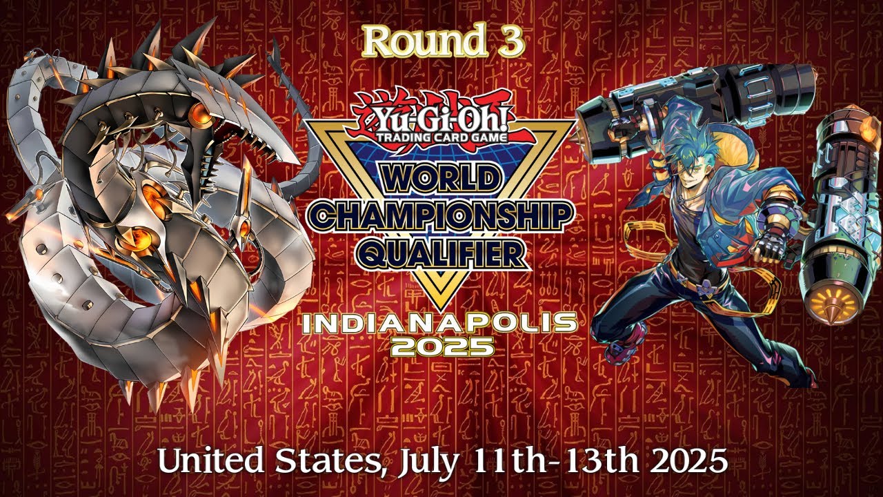 WCQ INDIANAPOLIS │ R.B. Cyber Dragon VS Bystial Vanquish Soul │ Round 3 Yu-Gi-Oh! July 2025